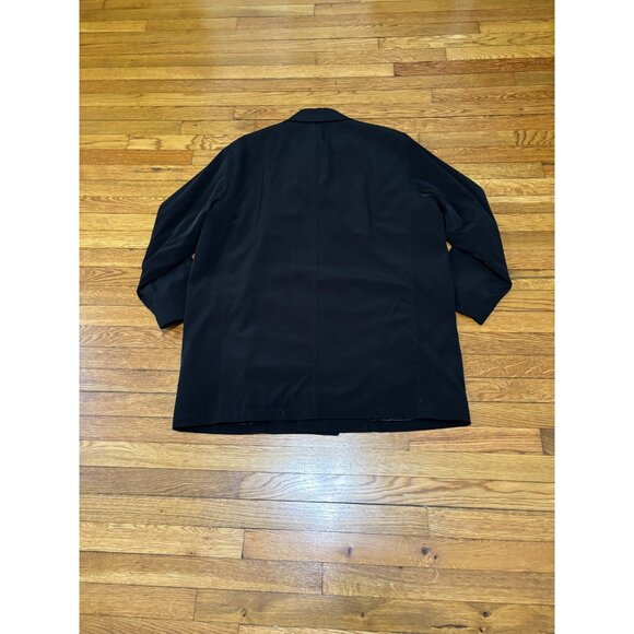 Calvin Klein Mens Dress Overcoat Size XL Black Full Zip w/ Removeable Wool Liner - Picture 10 of 10